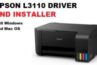 Driver For Epson L3110 Printer